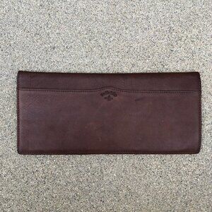 Vintage BOULDER RIDGE Genuine Leather Bifold Wallet Brown Clutch​​​​​​​